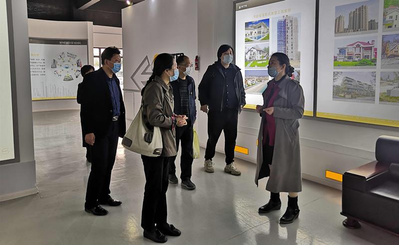 浙江省建設(shè)廳推廣中心領(lǐng)導(dǎo)、專家蒞臨百特公司考察指導(dǎo)